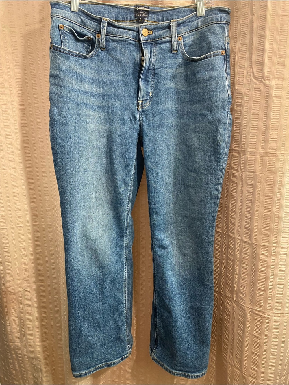 J. Crew Women's Cropped Light Blue Denim Jeans
